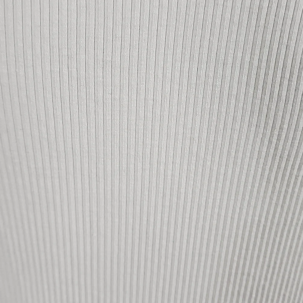 J. Crew Short Sleeve White Ribbed Top